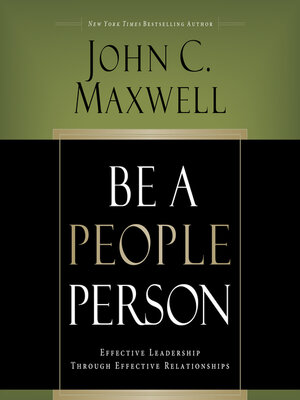 cover image of Be a People Person